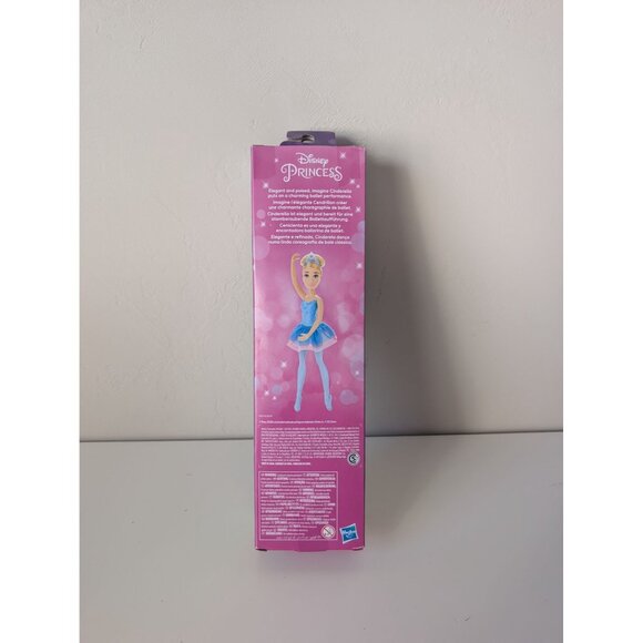 Disney Princess Cinderella Ballet Doll In Blue Dress 3+ By Hasbro - Picture 2 of 5